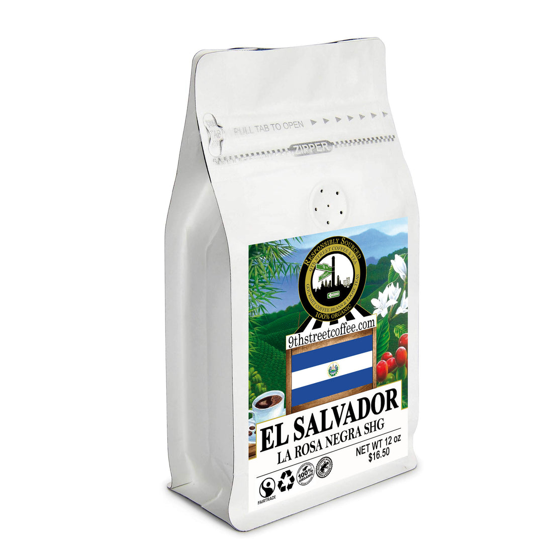 Organic El Salvadorian La Rosa Negra SHG Coffee