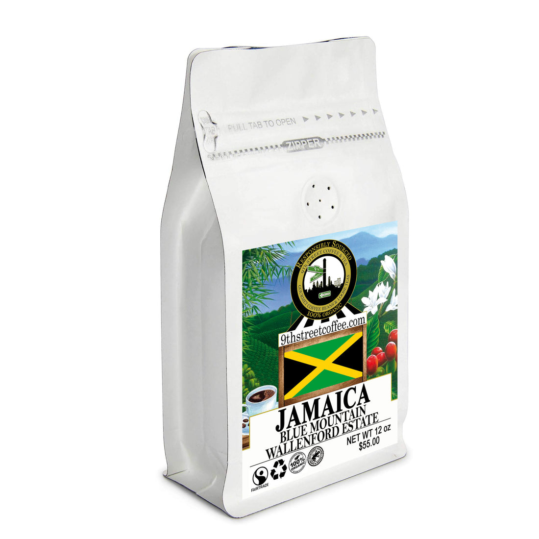 Organic Jamaican Blue Mountain Wallenford Estate Coffee