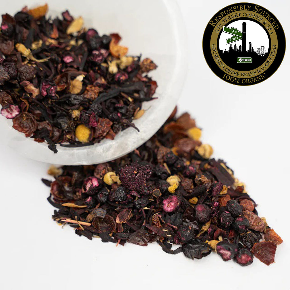 Organic Blueberry Loose Herbal Tea