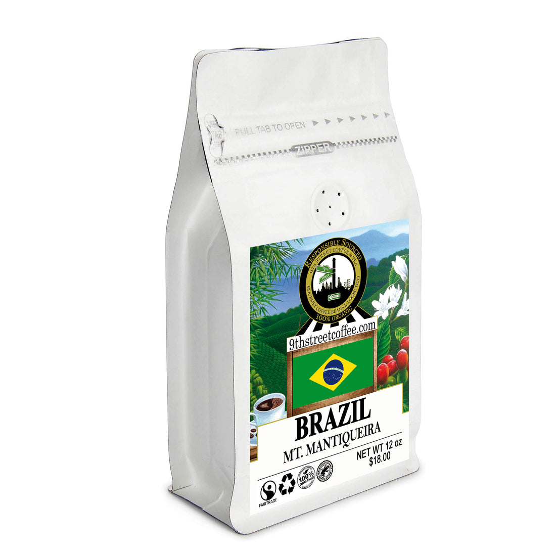 Organic Brazilian Mt. Mantiqueira Coffee