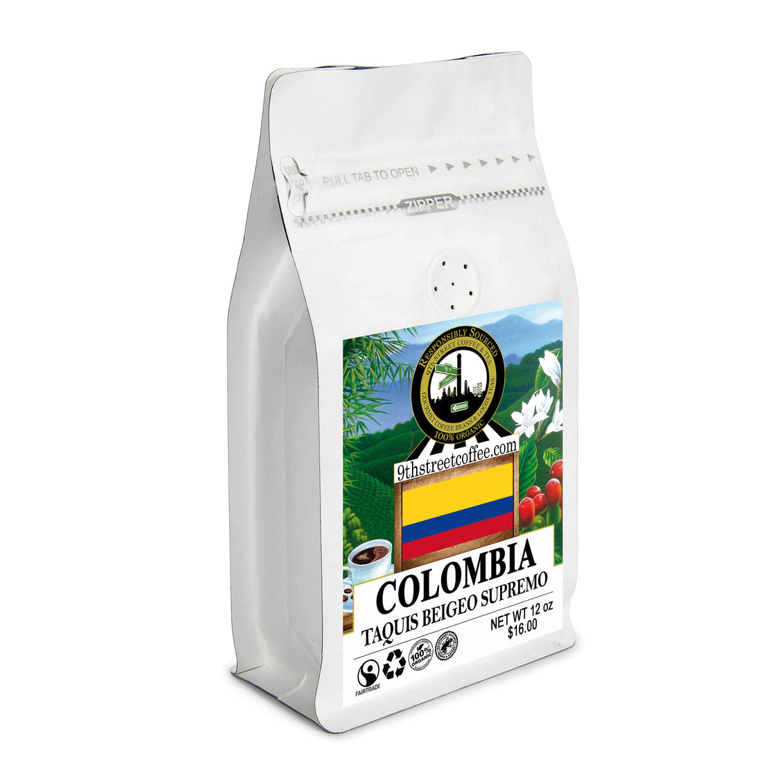 Organic Colombian Taquis Beigeo Supremo Coffee