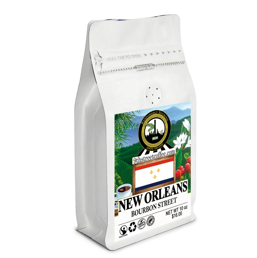 Organic New Orleans Bourbon Street French Roast Coffee