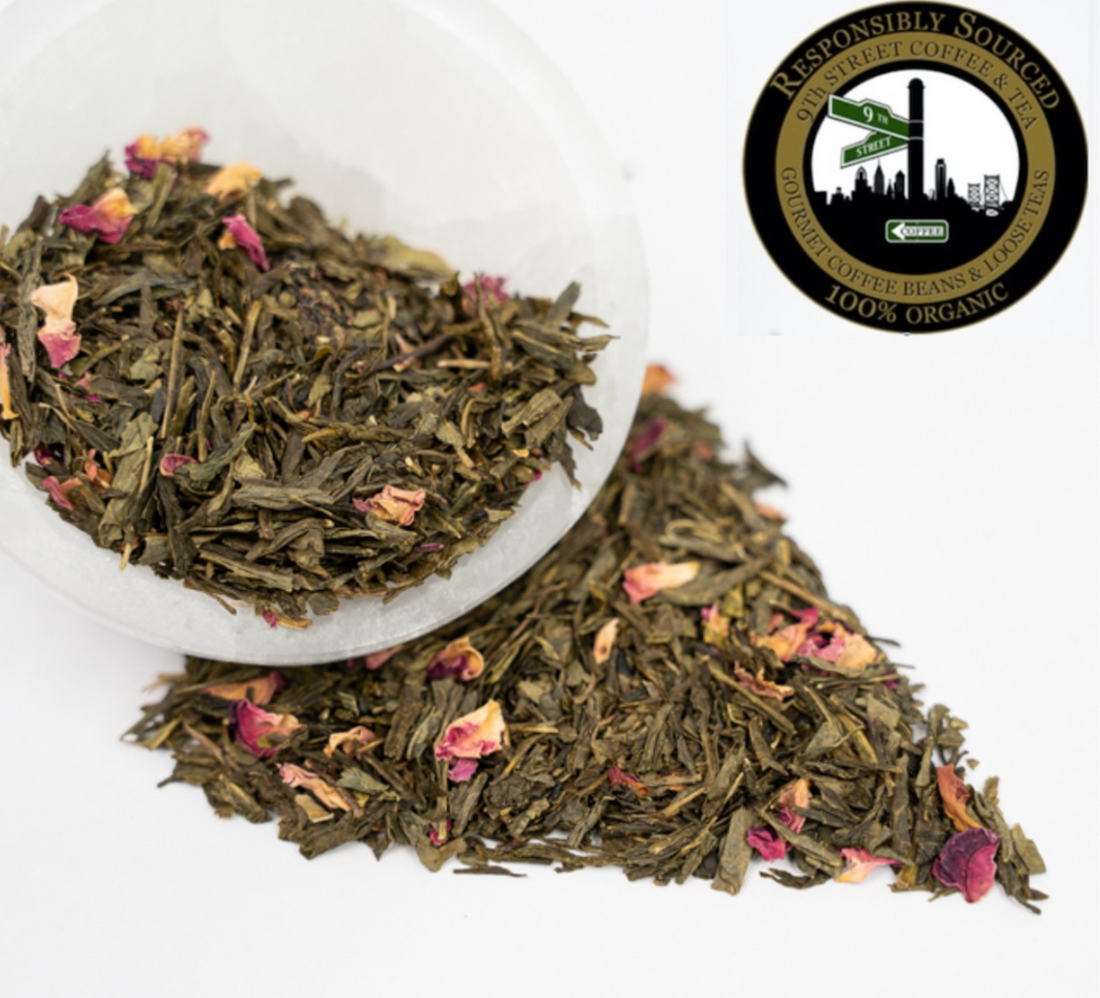 Organic Cherry Rose Sencha Green Tea