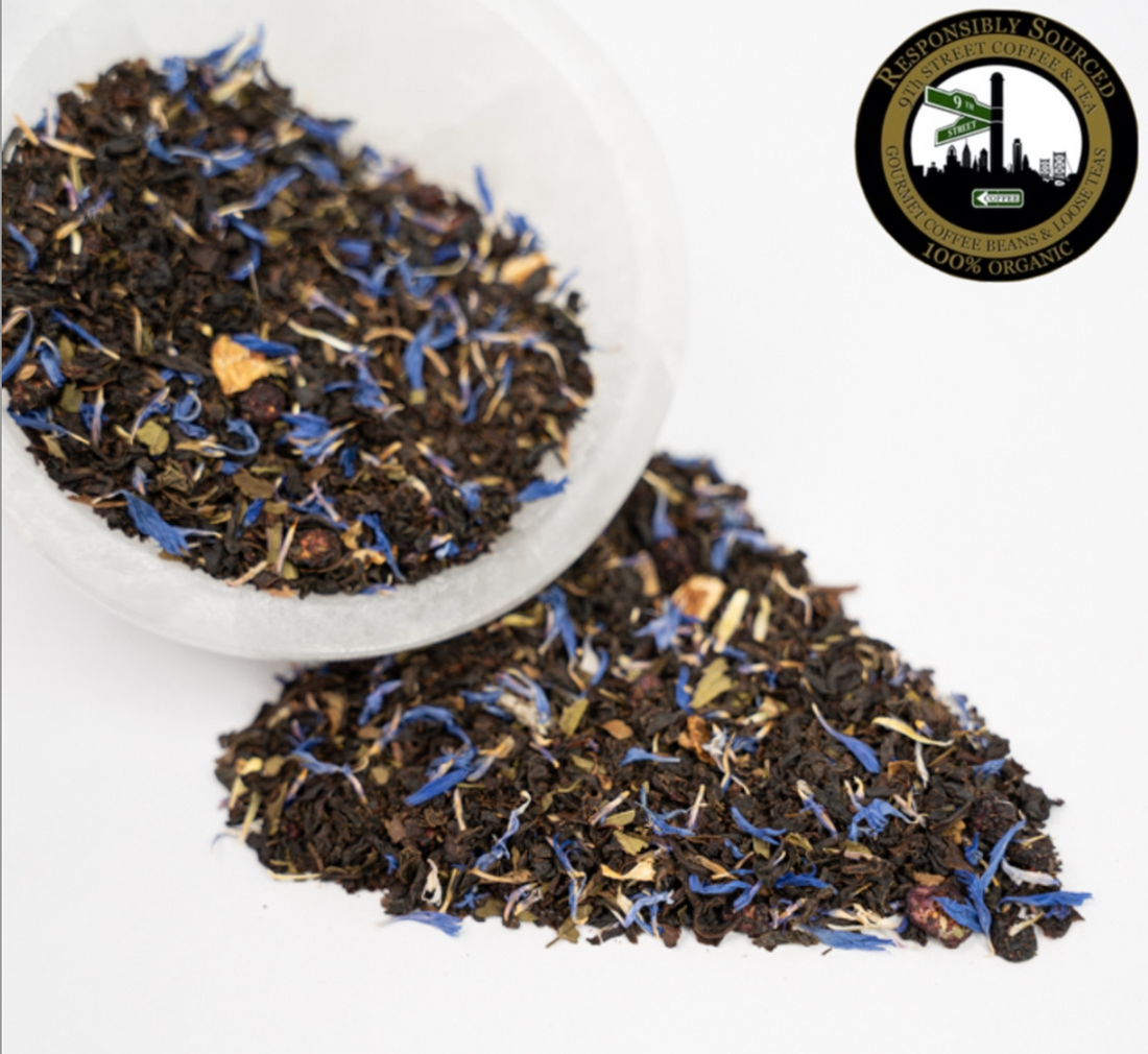 Organic Blueberry Lemon Mint Black Tea